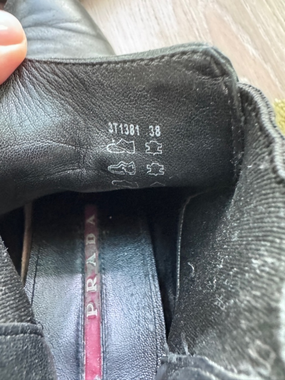 PRADA Sport Line Black Chelsea Boots in Nero sz 38 - Picture 6 of 9